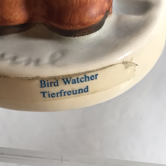M.J. Hummel Goebel Brand Signed Bird Watcher Figure #300 Year 1985 Collectible - Picture 6 of 10